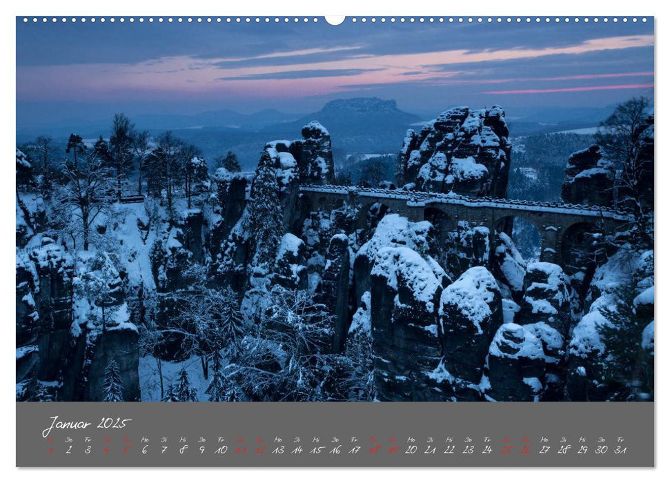 Traumlandschaft - Sächsische Schweiz (CALVENDO Premium Wandkalender 2025)