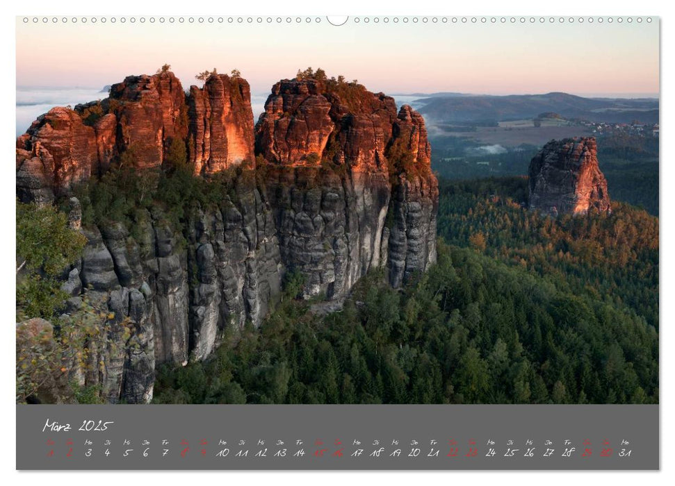 Traumlandschaft - Sächsische Schweiz (CALVENDO Premium Wandkalender 2025)