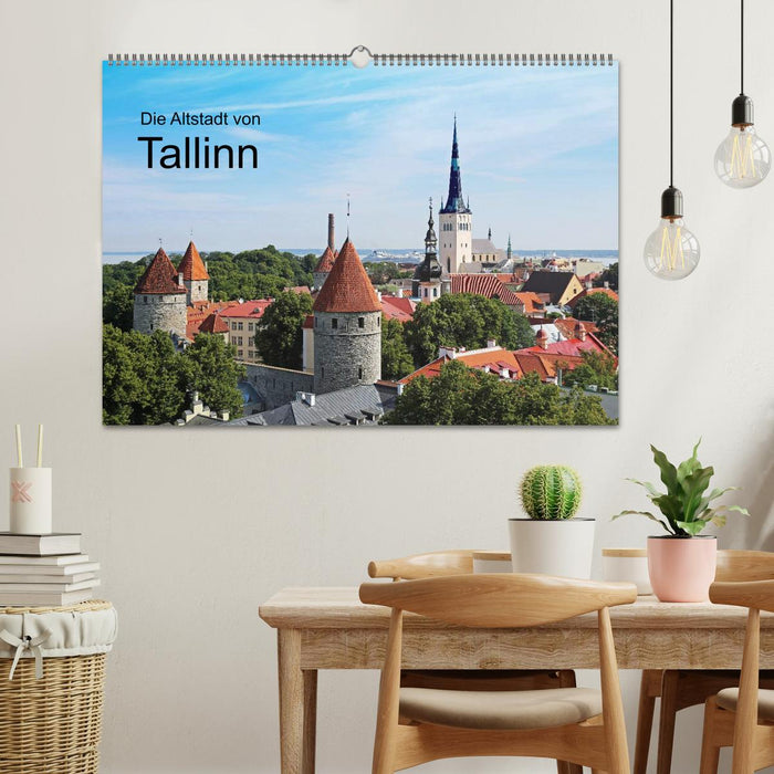 Die Altstadt von Tallinn (CALVENDO Wandkalender 2025)