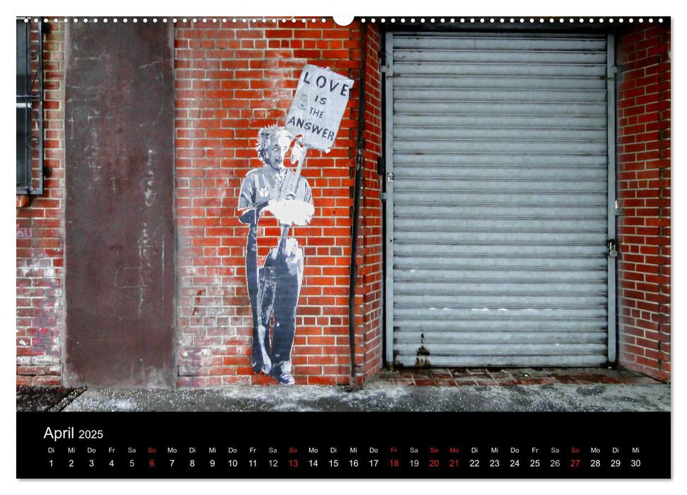 New York Street Art Kalender (CALVENDO Premium Wandkalender 2025)