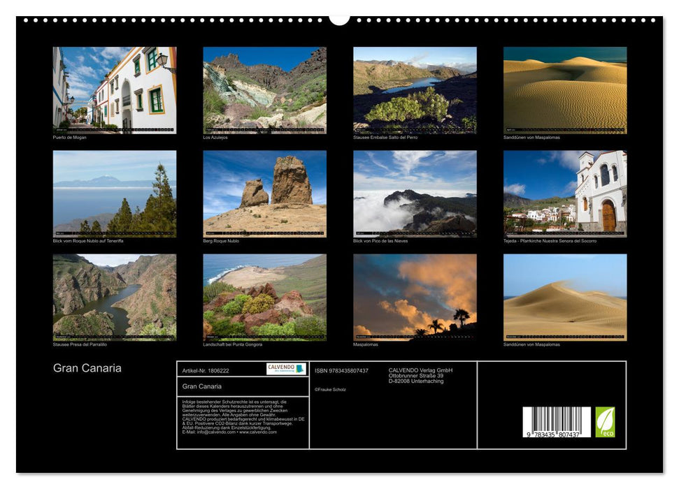 Gran Canaria (CALVENDO Premium Wandkalender 2025)