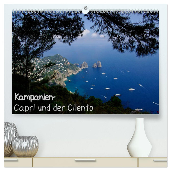 Kampanien – Capri und der Cilento (CALVENDO Premium Wandkalender 2025)