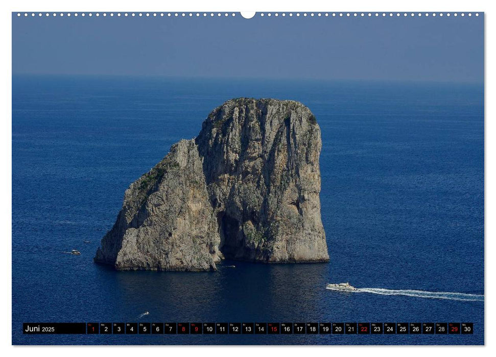 Kampanien – Capri und der Cilento (CALVENDO Premium Wandkalender 2025)