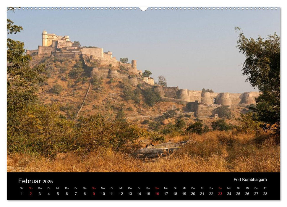 Indien, vom Taj Mahal zur Wüste Thar (CALVENDO Premium Wandkalender 2025)