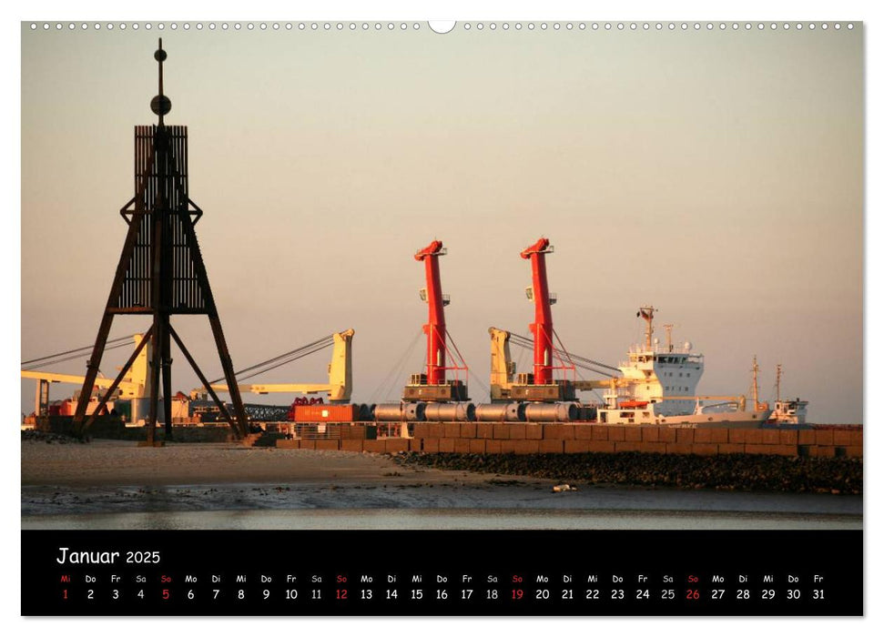 An der Nordseeküste... (CALVENDO Premium Wandkalender 2025)