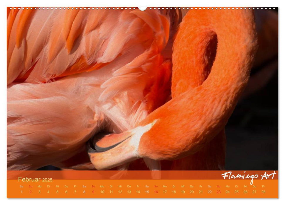 Flamingo Art 2025 (CALVENDO Premium Wandkalender 2025)