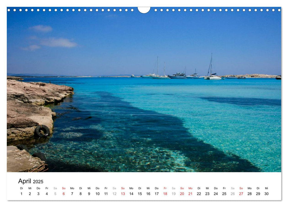 Ibiza & Formentera (CALVENDO Wandkalender 2025)