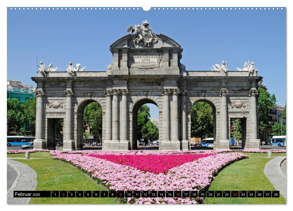 Madrid (CALVENDO Premium Wandkalender 2025)