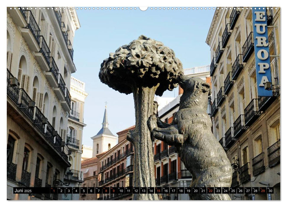 Madrid (CALVENDO Premium Wandkalender 2025)