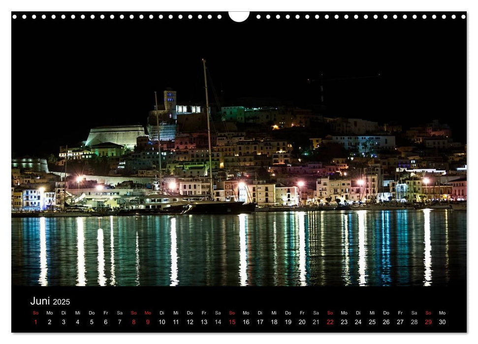 Ibiza by night (CALVENDO Wandkalender 2025)