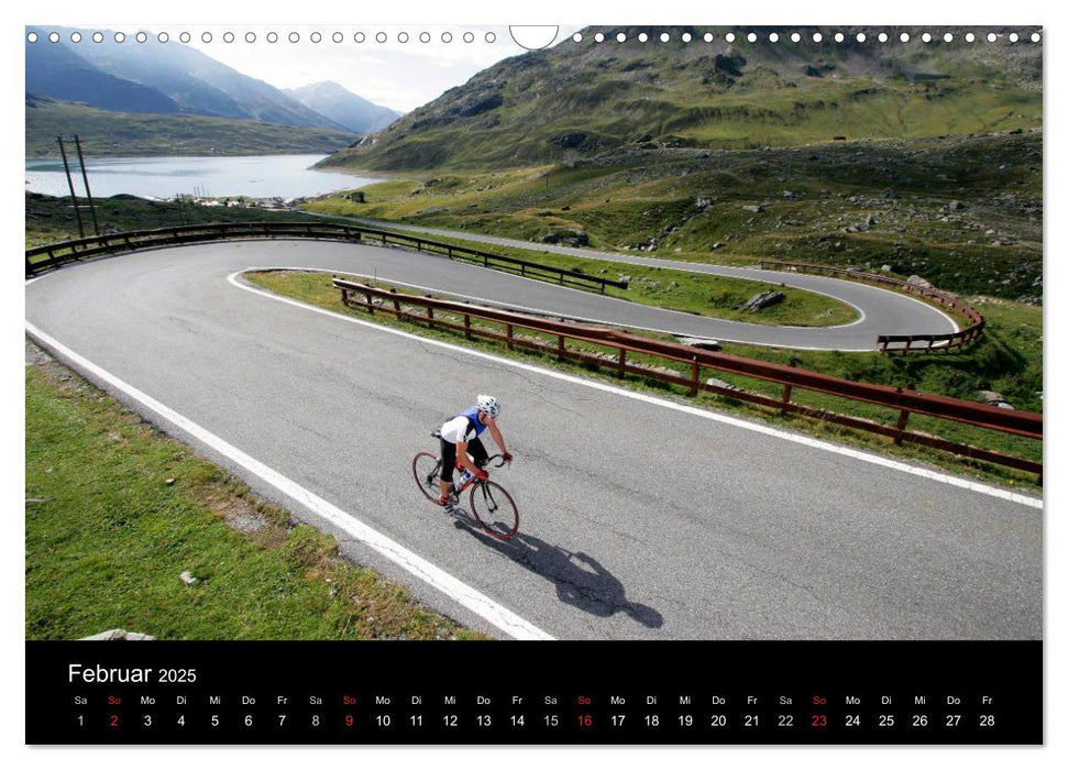 Alpenpässe auf dem Rennrad Vol. 2 (CALVENDO Wandkalender 2025)