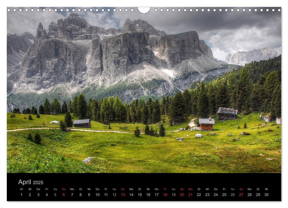 Mystische Dolomiten (CALVENDO Wandkalender 2025)