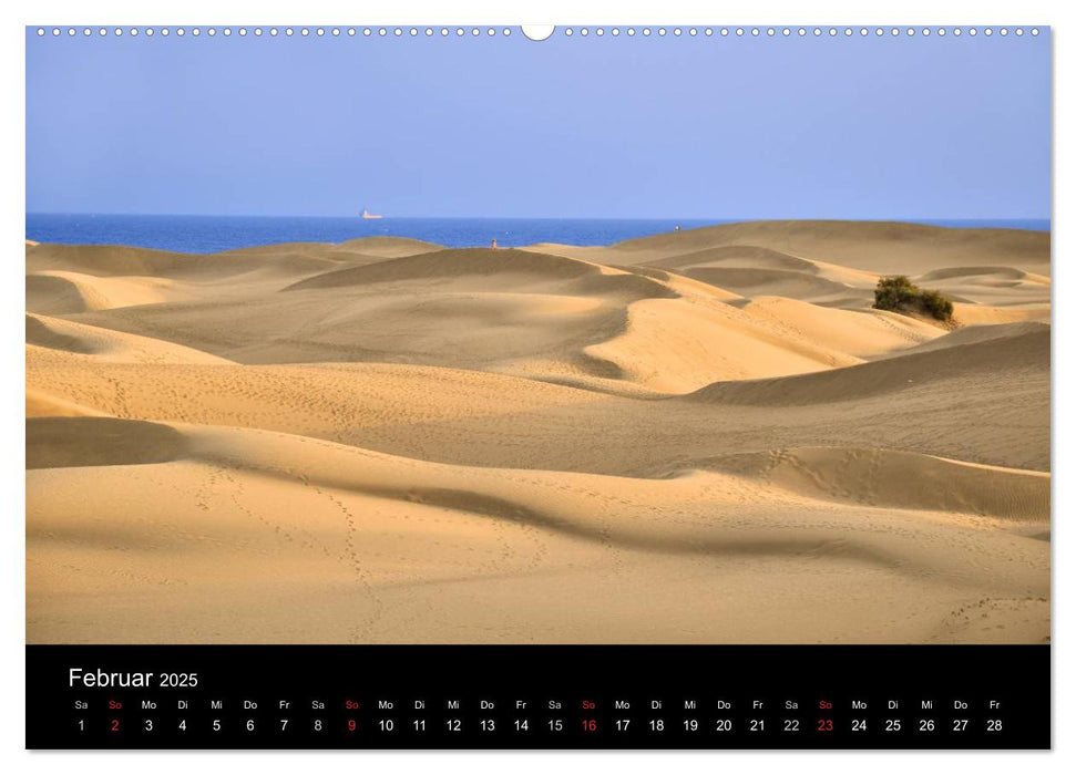 GRAN CANARIA/Dünen von Maspalomas (CALVENDO Premium Wandkalender 2025)