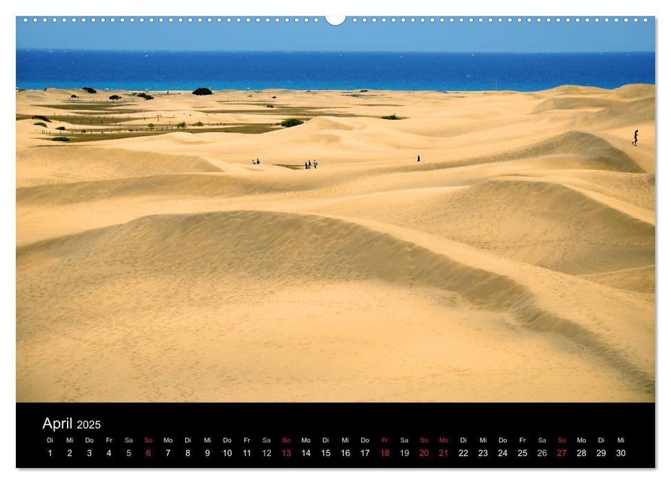 GRAN CANARIA/Dünen von Maspalomas (CALVENDO Premium Wandkalender 2025)