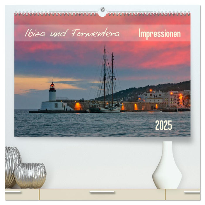 Ibiza und Formentera Impressionen (CALVENDO Premium Wandkalender 2025)