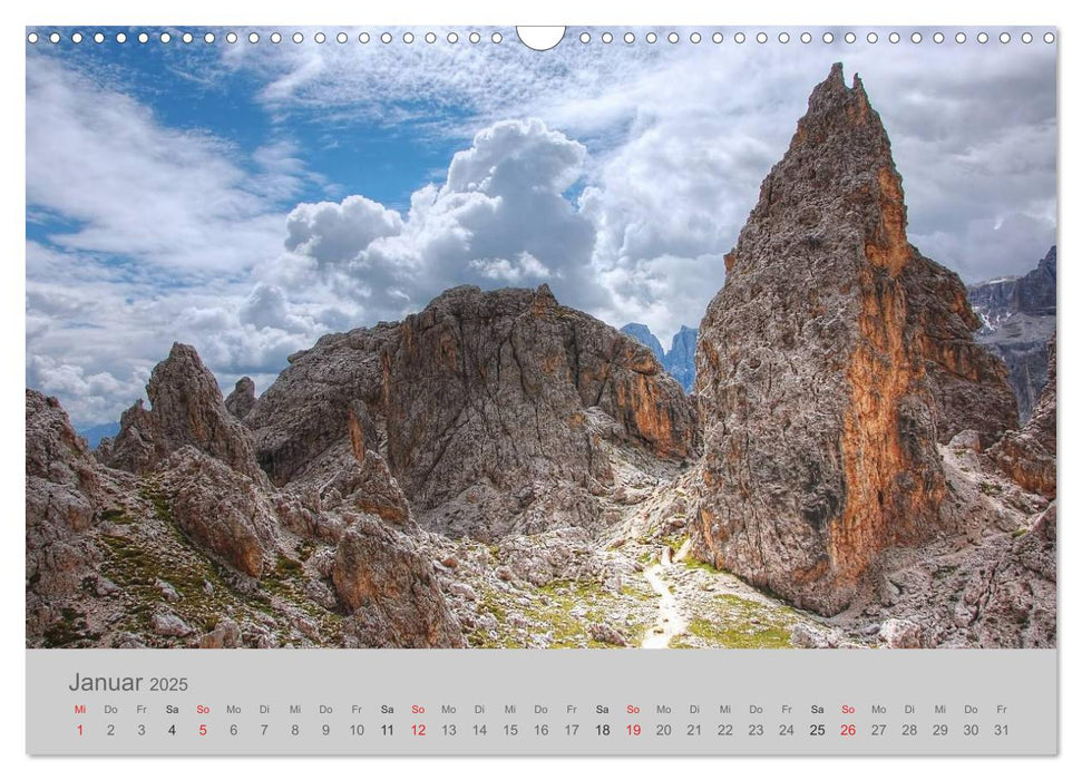 Südtirol - Gröden und Alta Badia (CALVENDO Wandkalender 2025)