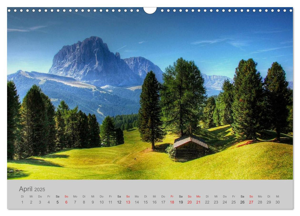 Südtirol - Gröden und Alta Badia (CALVENDO Wandkalender 2025)