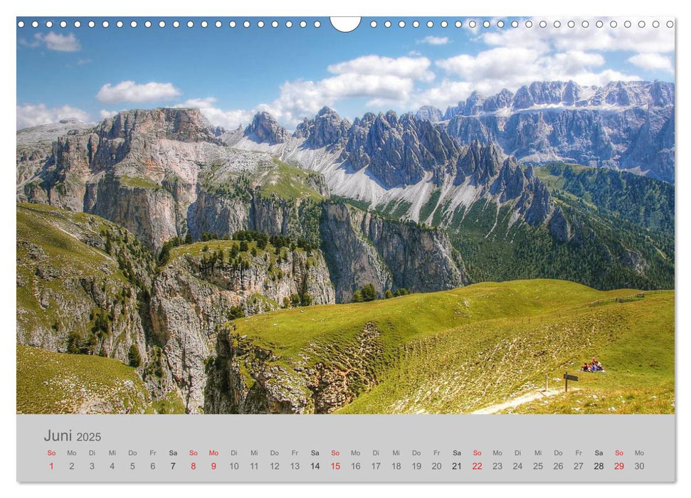 Südtirol - Gröden und Alta Badia (CALVENDO Wandkalender 2025)