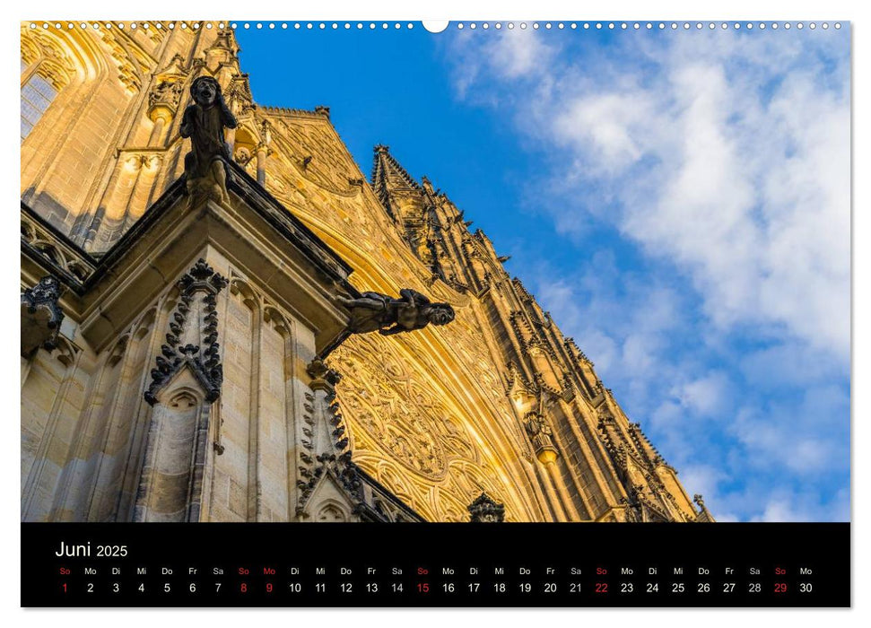 Prag - die goldene Stadt (CALVENDO Premium Wandkalender 2025)