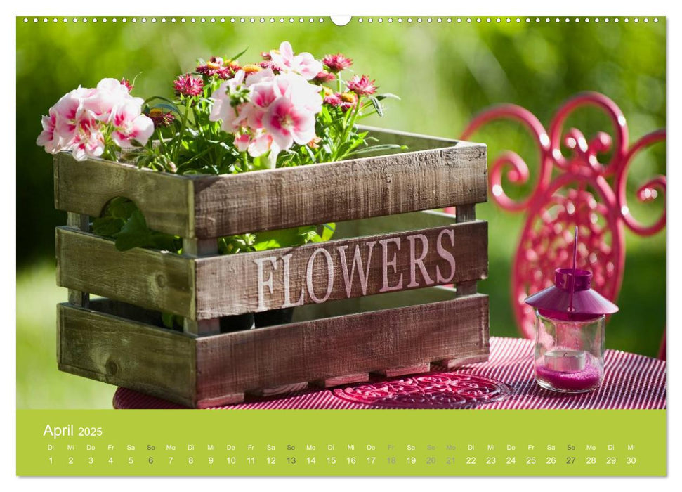 Gartenidylle (CALVENDO Premium Wandkalender 2025)