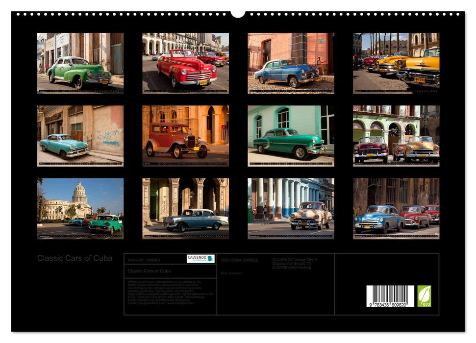 Classic Cars of Cuba (CALVENDO Premium Wandkalender 2025)