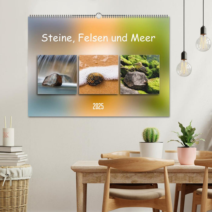 Steine, Felsen und Meer (CALVENDO Wandkalender 2025)