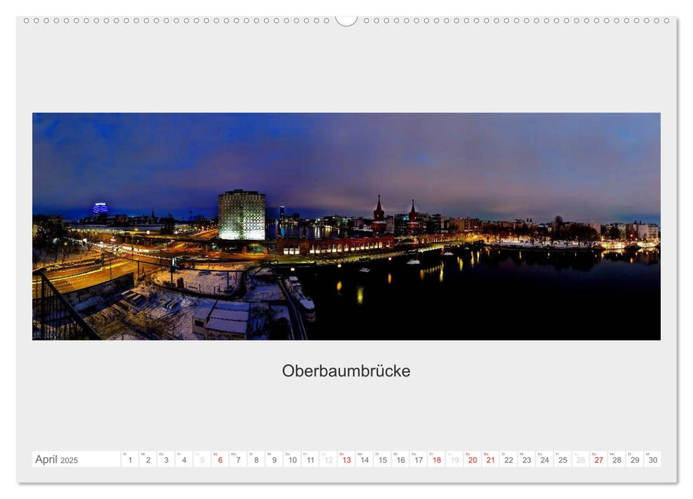 Berliner Panoramaansichten 2025 (CALVENDO Premium Wandkalender 2025)