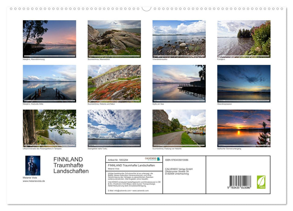 FINNLAND Traumhafte Landschaften (CALVENDO Premium Wandkalender 2025)