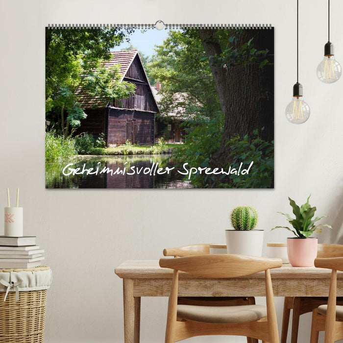 Geheimnisvoller Spreewald (CALVENDO Wandkalender 2025)