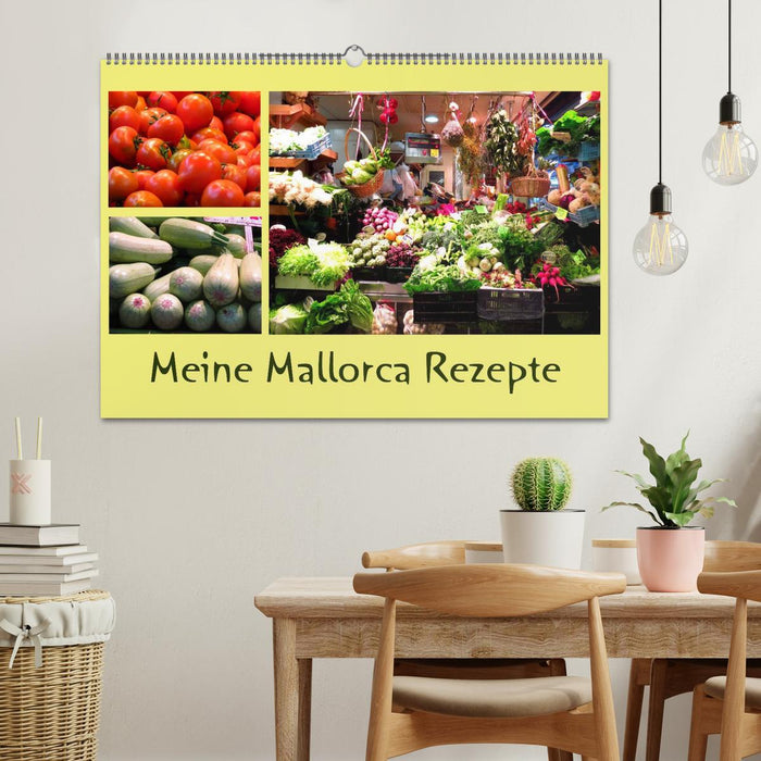 Meine Mallorca Rezepte (CALVENDO Wandkalender 2025)