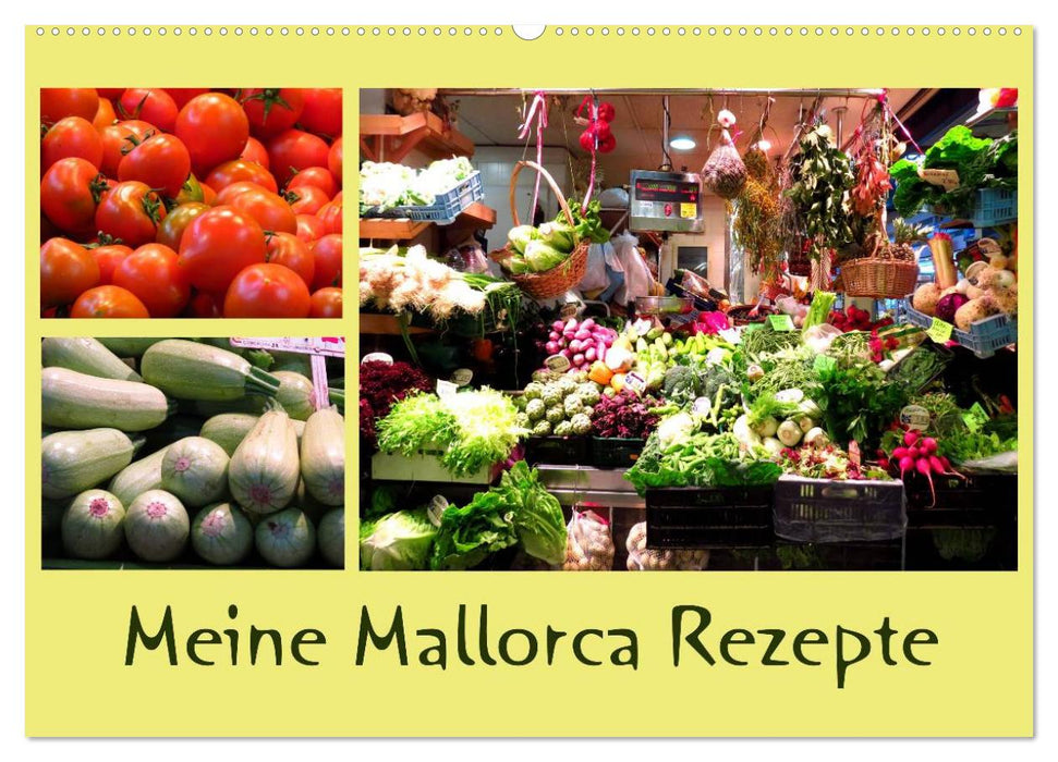 Meine Mallorca Rezepte (CALVENDO Wandkalender 2025)
