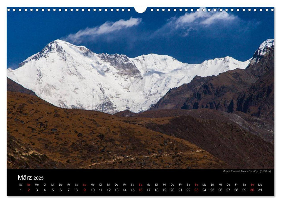 Mount Everest Trek (CALVENDO Wandkalender 2025)