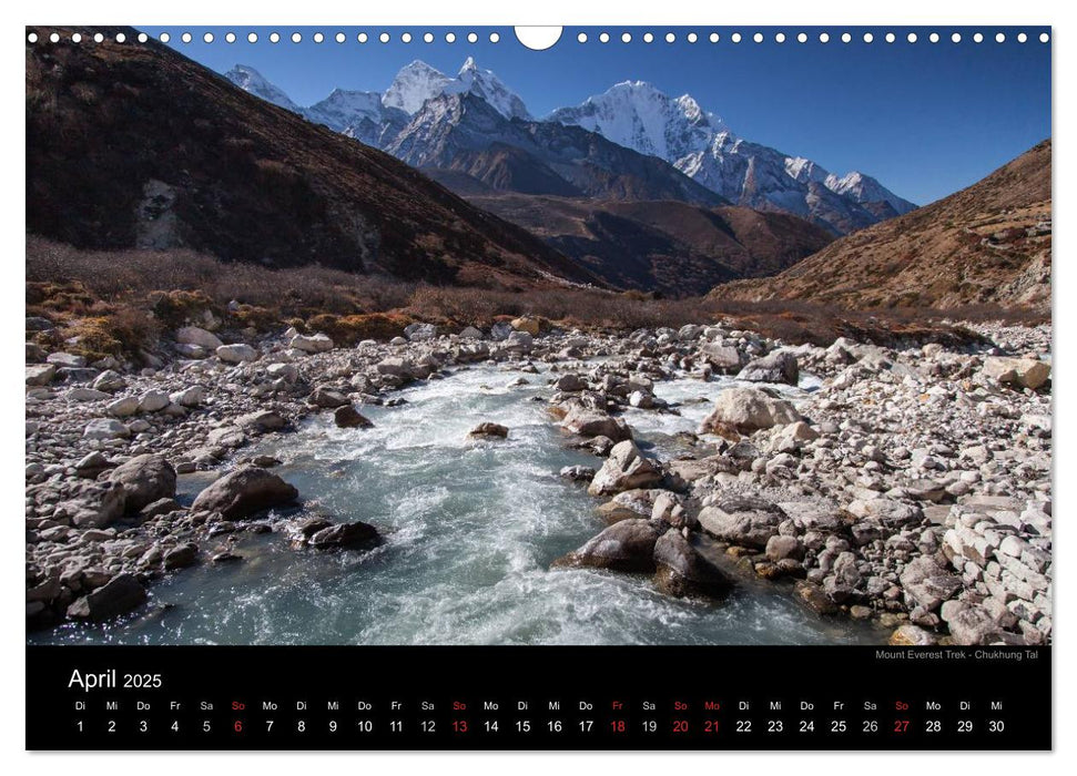 Mount Everest Trek (CALVENDO Wandkalender 2025)