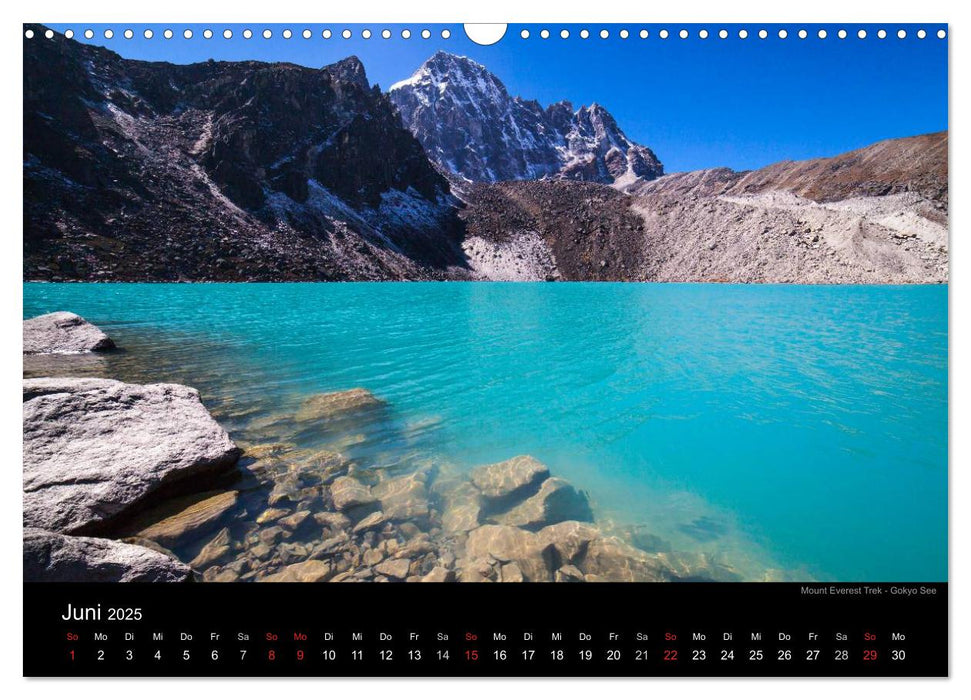 Mount Everest Trek (CALVENDO Wandkalender 2025)