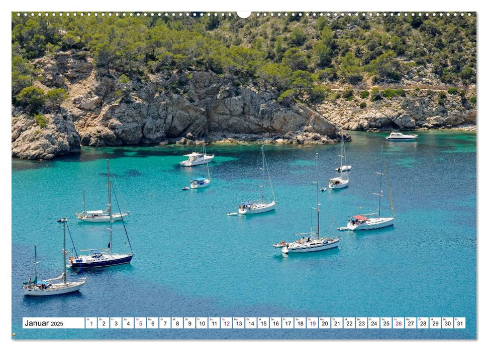 Ibiza und Formentera (CALVENDO Premium Wandkalender 2025)