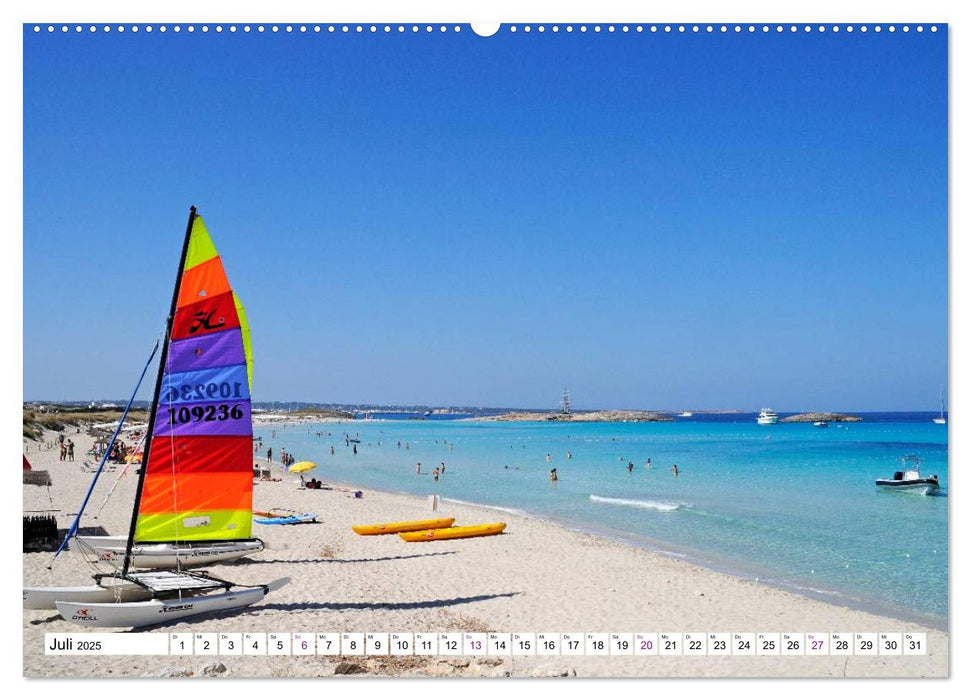 Ibiza und Formentera (CALVENDO Premium Wandkalender 2025)