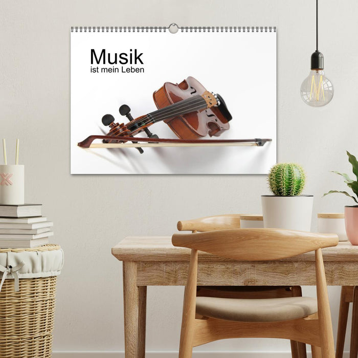 Musik ist mein Leben (CALVENDO Wandkalender 2025)