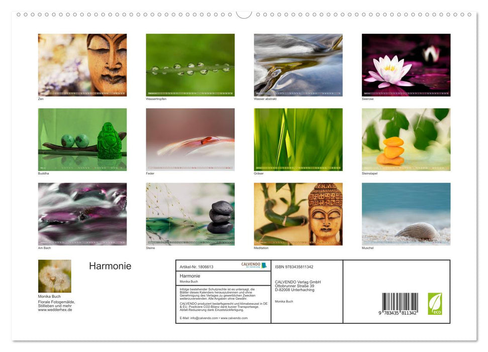 Harmonie (CALVENDO Premium Wandkalender 2025)