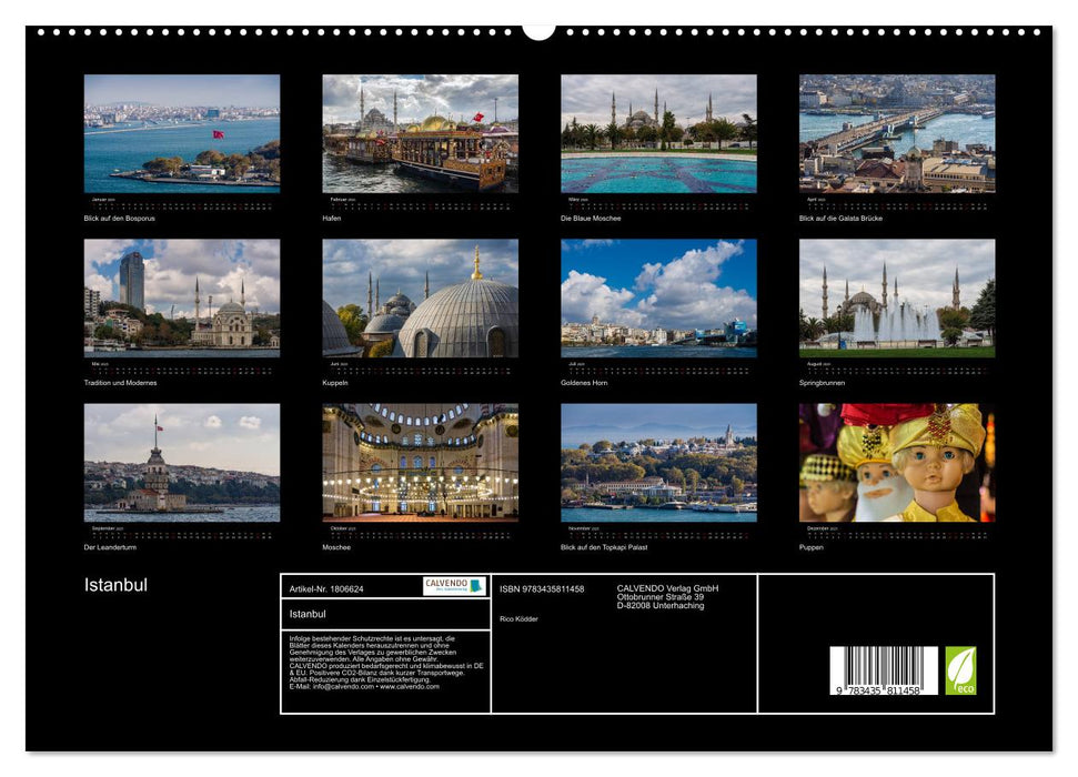 Istanbul (CALVENDO Premium Wandkalender 2025)