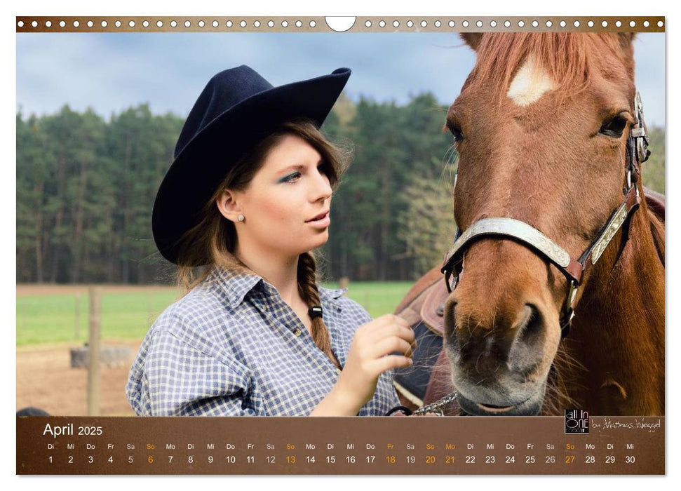 Western Girls (CALVENDO Wandkalender 2025)