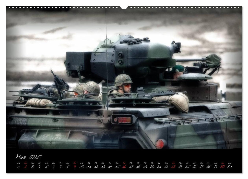 Schützenpanzer Marder (CALVENDO Premium Wandkalender 2025)