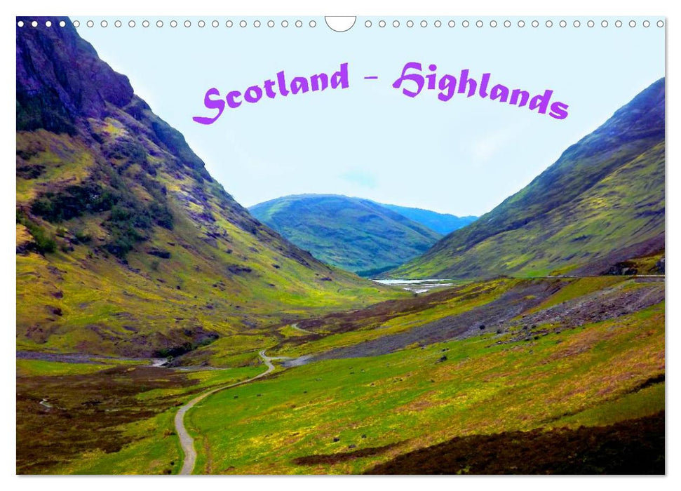 Scotland - Highlands (CALVENDO Wandkalender 2025)