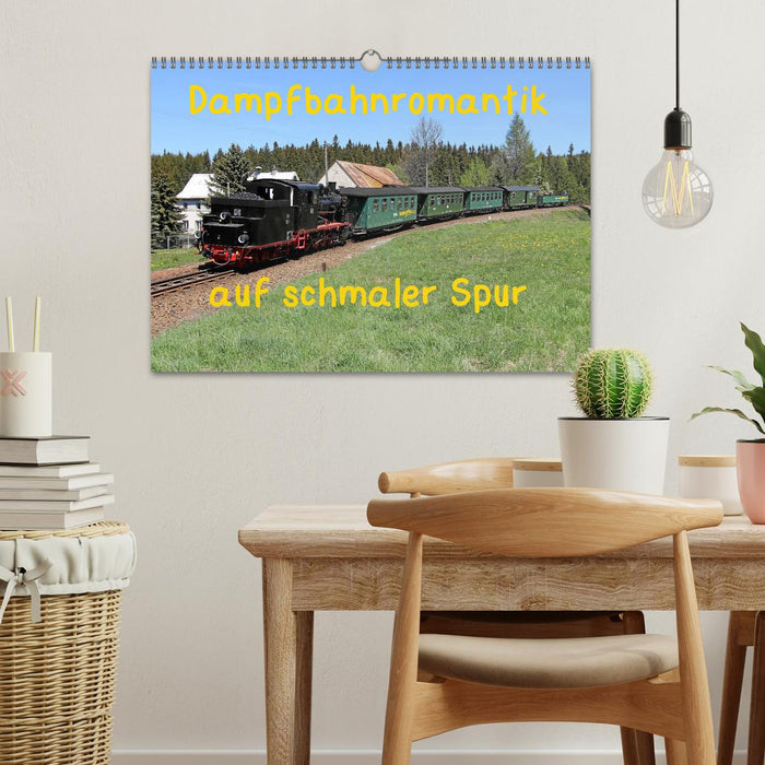 Dampfbahnromantik auf schmaler Spur (CALVENDO Wandkalender 2025)