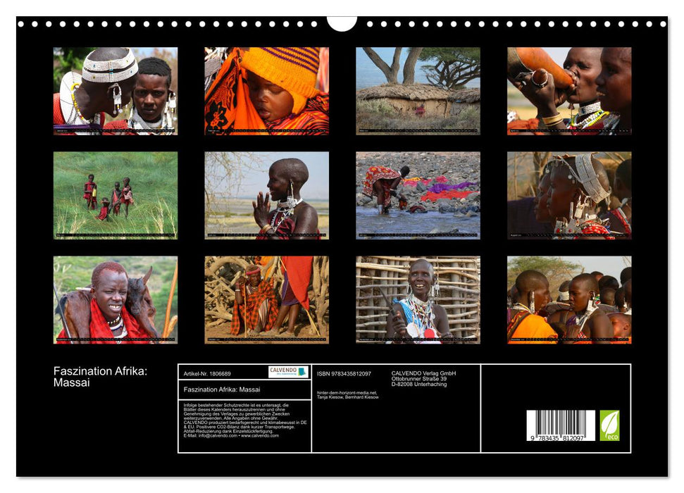 Faszination Afrika: Massai (CALVENDO Wandkalender 2025)