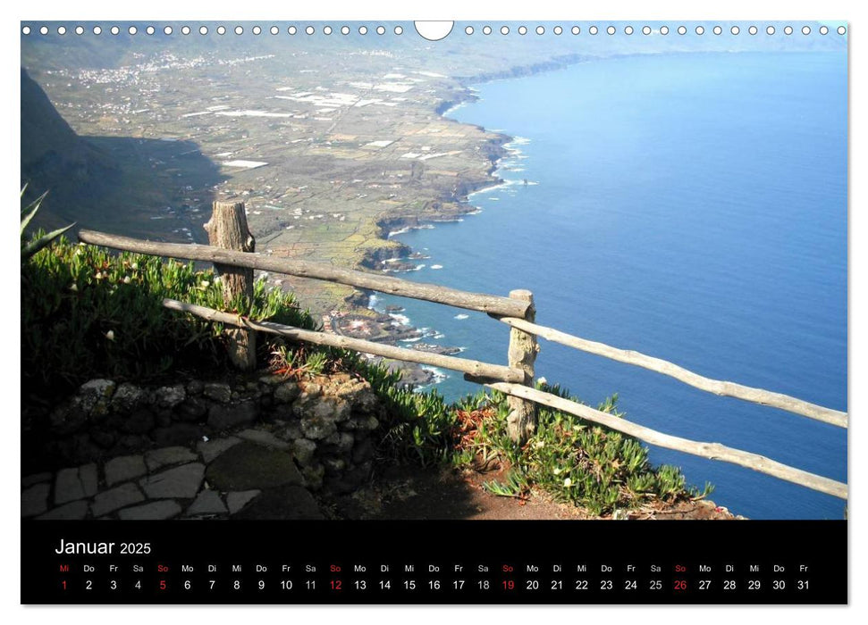 Insel El Hierro - Perle der Kanaren (CALVENDO Wandkalender 2025)