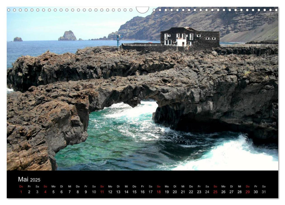 Insel El Hierro - Perle der Kanaren (CALVENDO Wandkalender 2025)