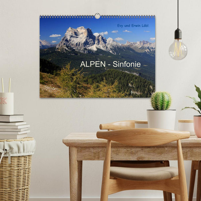 ALPEN - Sinfonie (CALVENDO Wandkalender 2025)