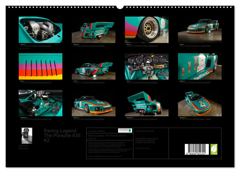 Racing Legend: The Porsche 635 K2 (CALVENDO Premium Wandkalender 2025)