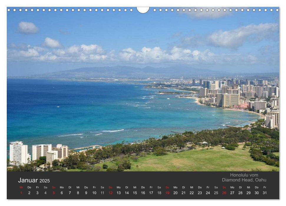 Hawaii - Land of Aloha (CALVENDO Wandkalender 2025)