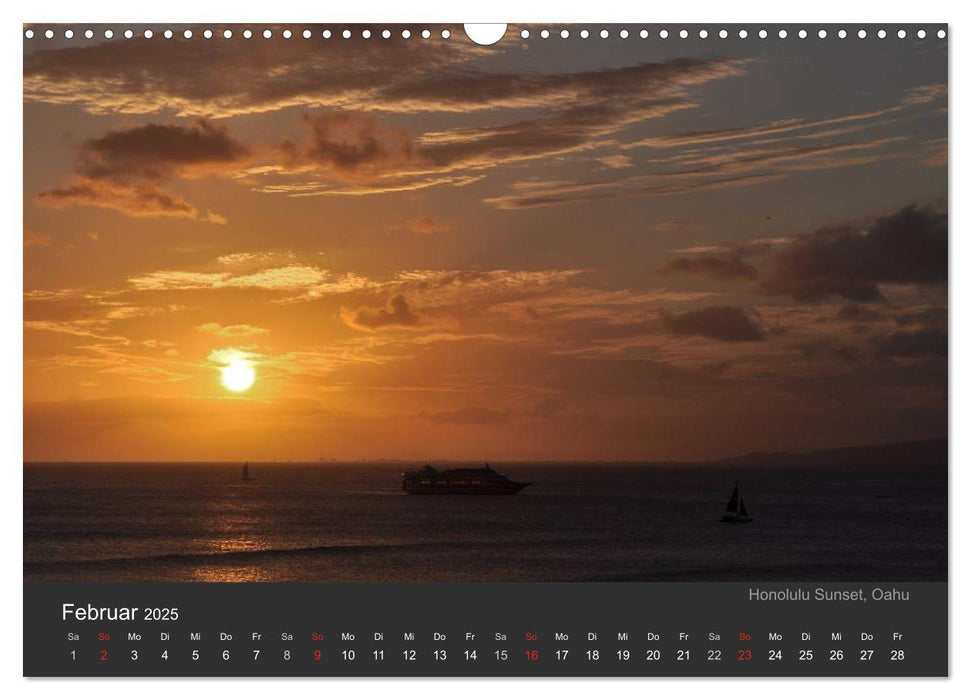 Hawaii - Land of Aloha (CALVENDO Wandkalender 2025)